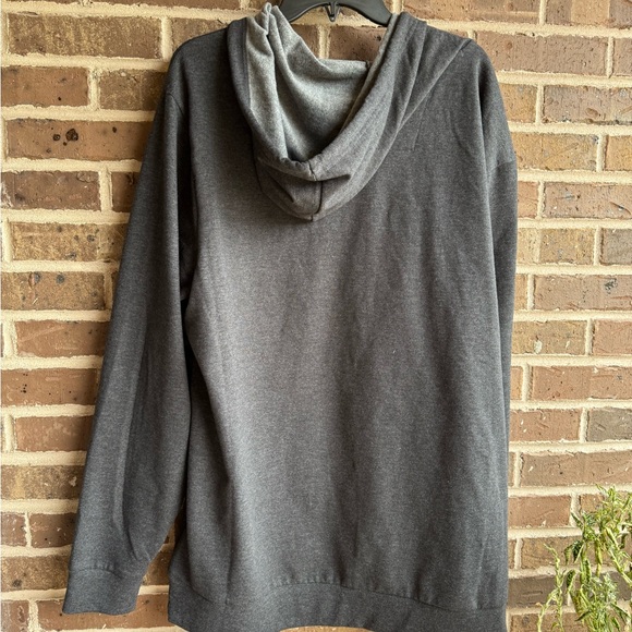 NFL Dark Gray NFL Philadelphia Eagles Hoodie with Team Logo Birds Patch - Picture 5 of 6